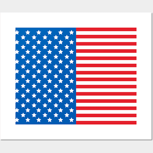 USA flag Wall Art by Florin Tenica